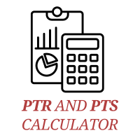 PTR and PTS Calculator Free and Online